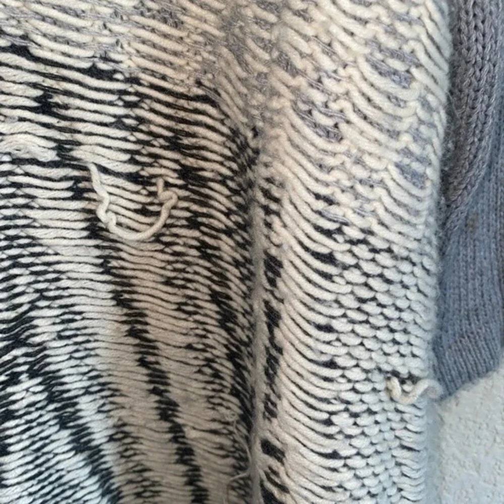 Soprano western wool cardigan waterfall tassel M aztec nashville southwest